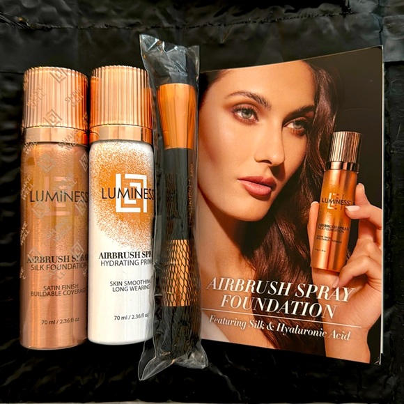 Luminess Airbrush Foundation, Hydrating primer w/brush color